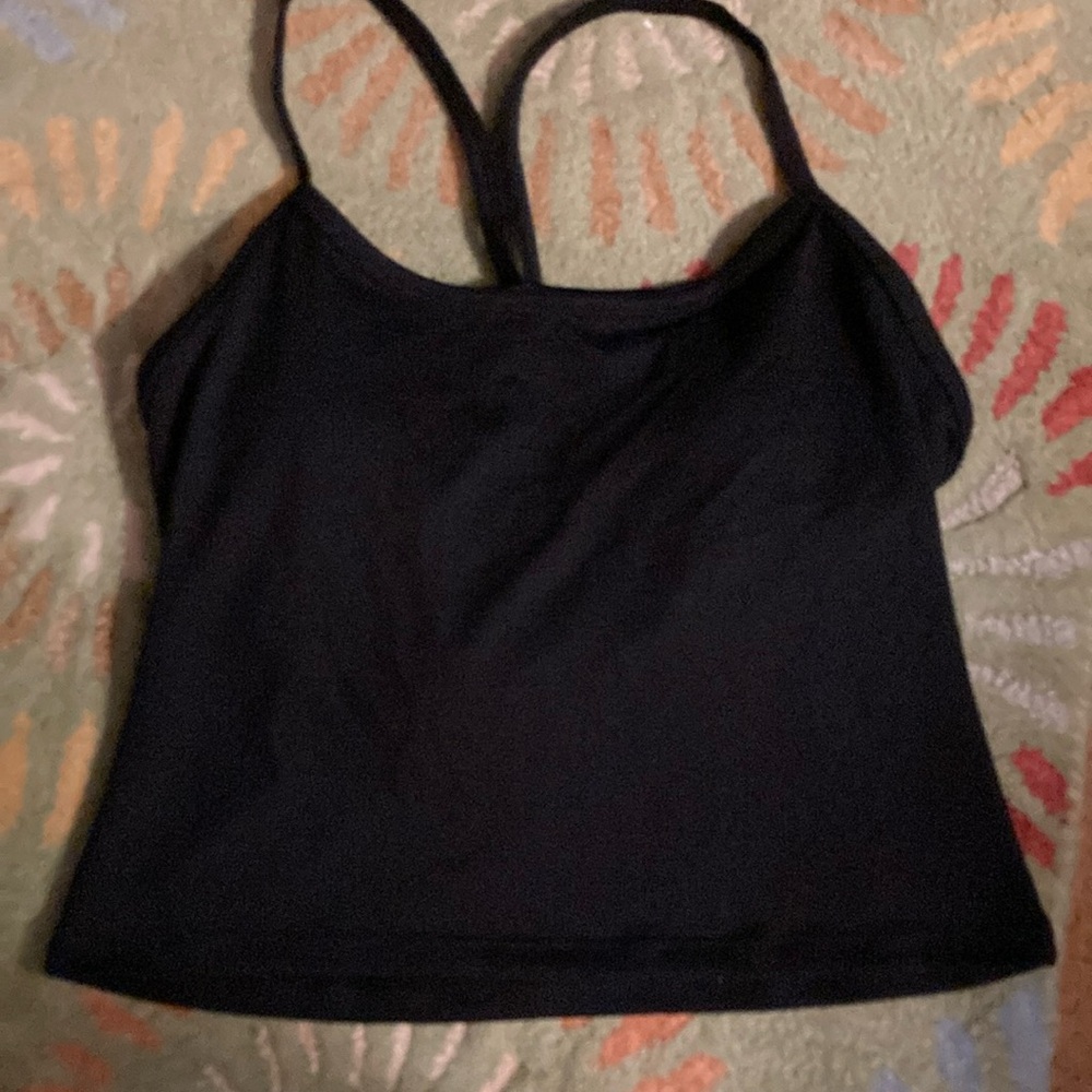 Bra- Kyodan G/L padded sports crop top, black straps